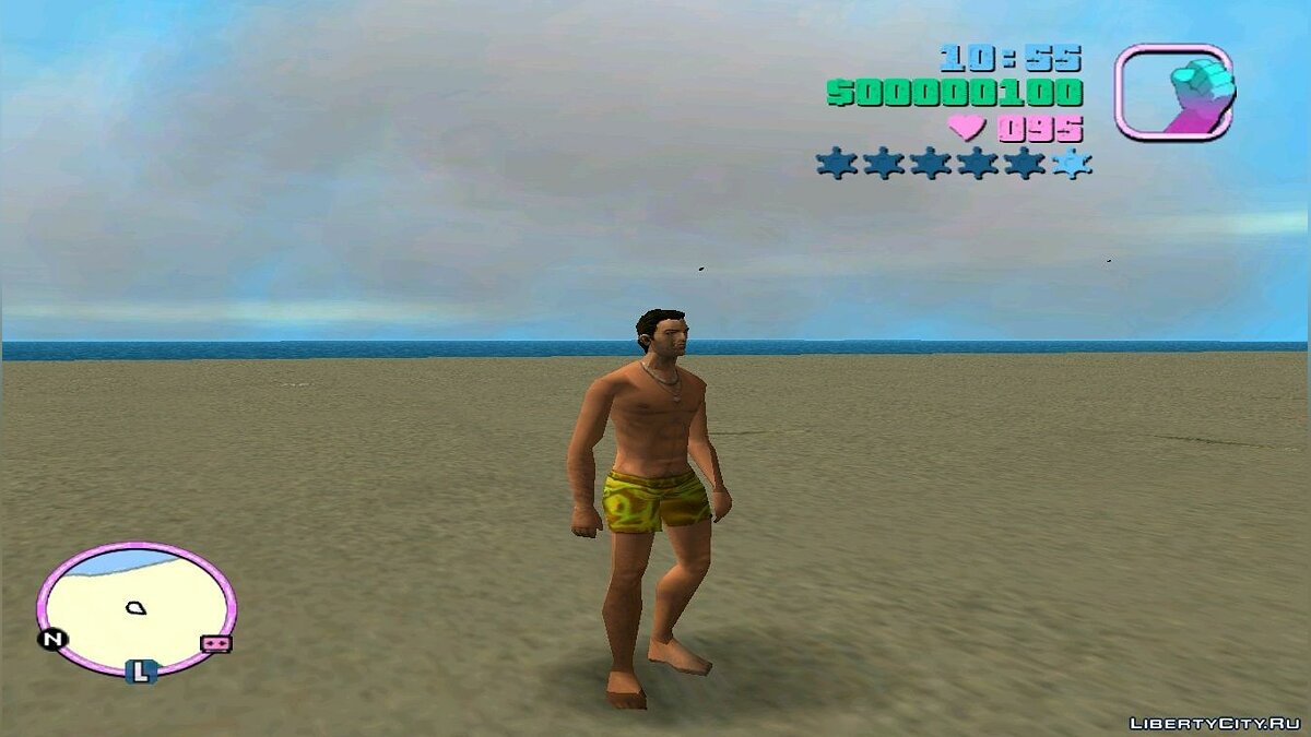 Пляжний костюм для Томмі для GTA Vice City - Картинка #2