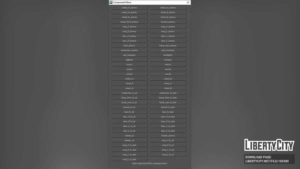 SA2VC Car Converter 1.3 40.2025 [MAXScript] / GTA Vice City