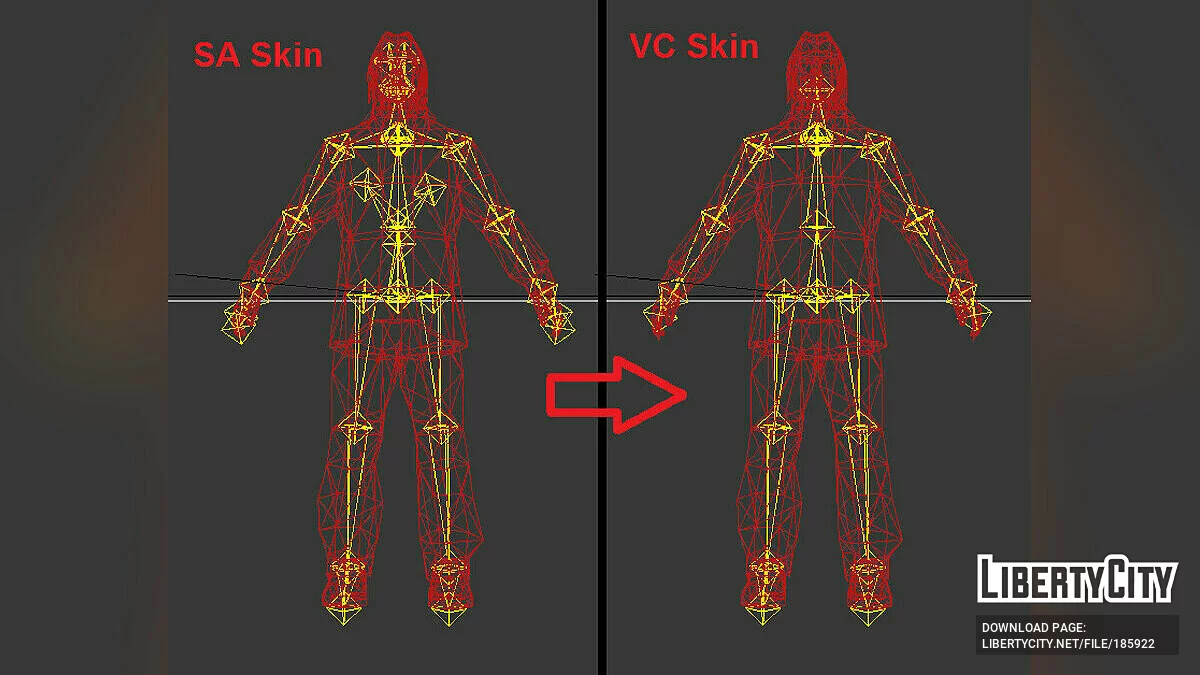 SA2VC Skin Converter 1.0 / GTA Vice City