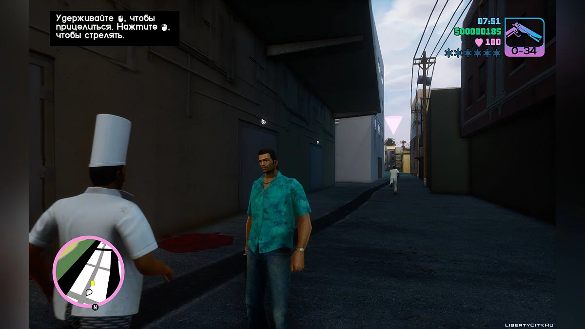 Классическая модель Томми с HD-текстурами / GTA Vice City: The Definitive Edition