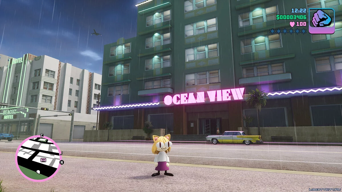 Neco-Arc skin from Tsukihime / Melty Blood / GTA Vice City: The Definitive Edition