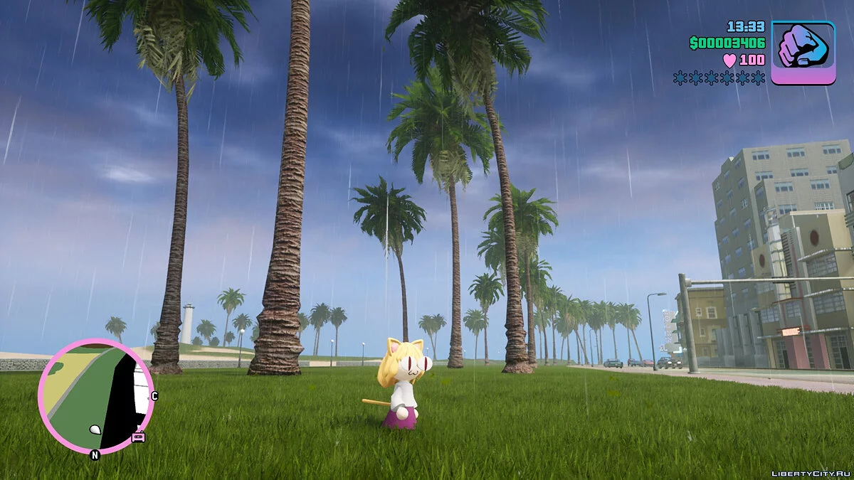 Neco-Arc skin from Tsukihime / Melty Blood / GTA Vice City: The Definitive Edition