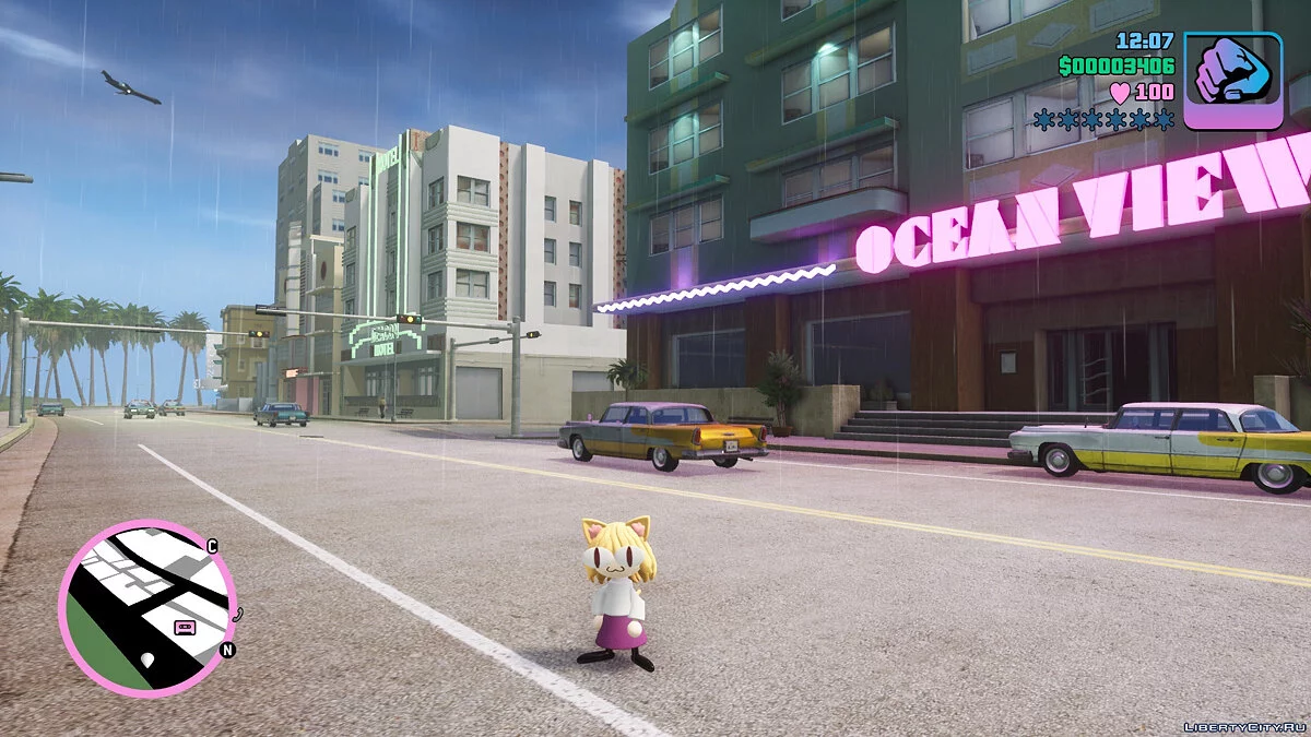 Neco-Arc skin from Tsukihime / Melty Blood / GTA Vice City: The Definitive Edition