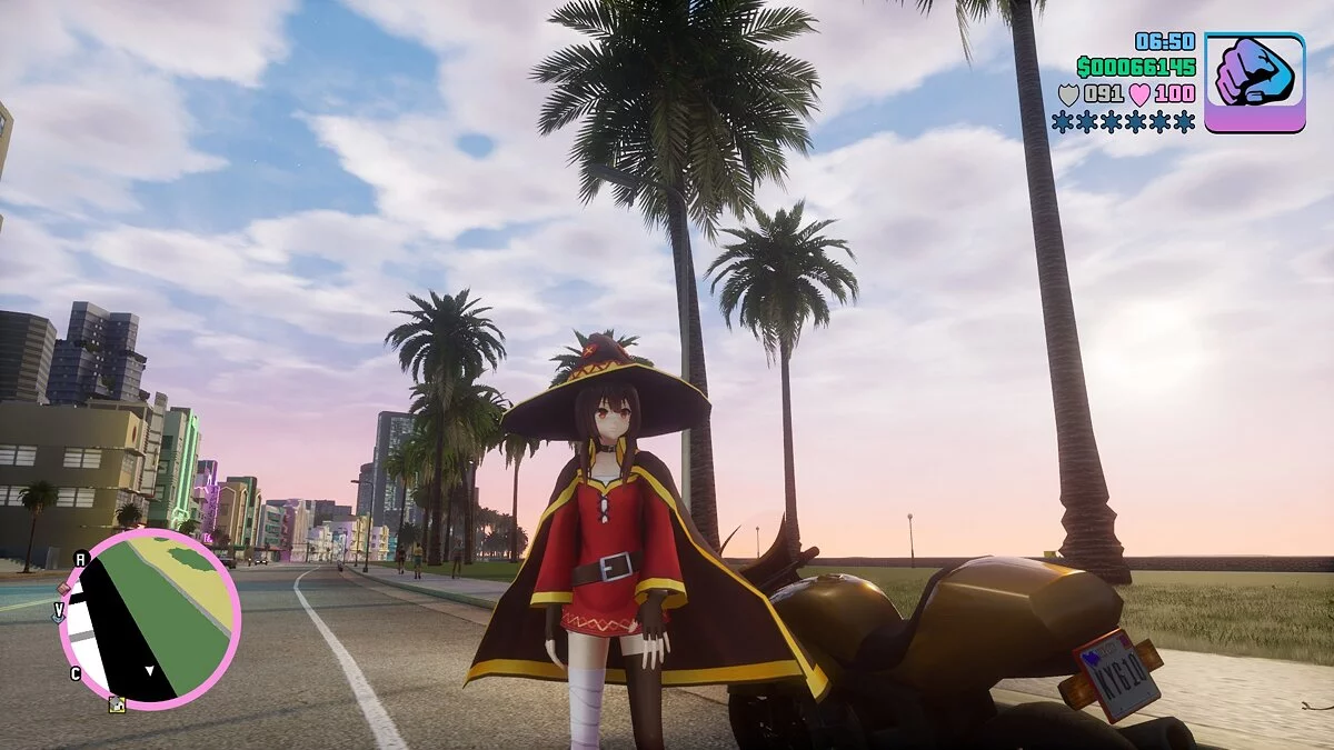 Megumin skin v2 / GTA Vice City: The Definitive Edition