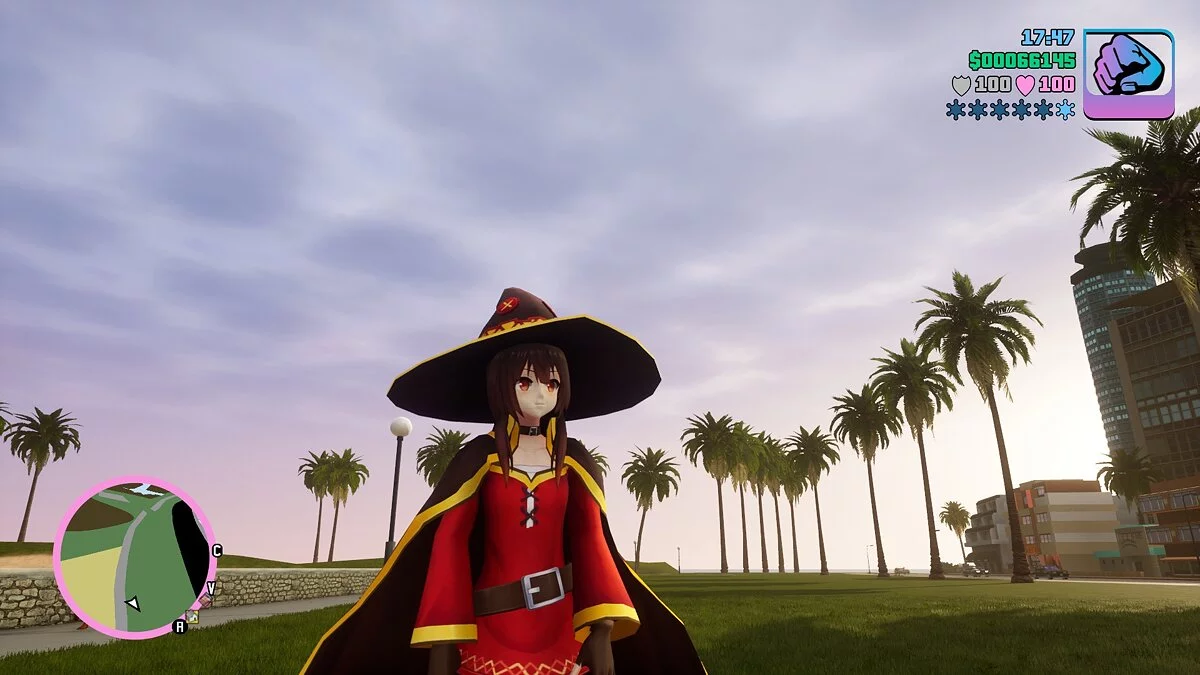 Megumin skin v2 / GTA Vice City: The Definitive Edition
