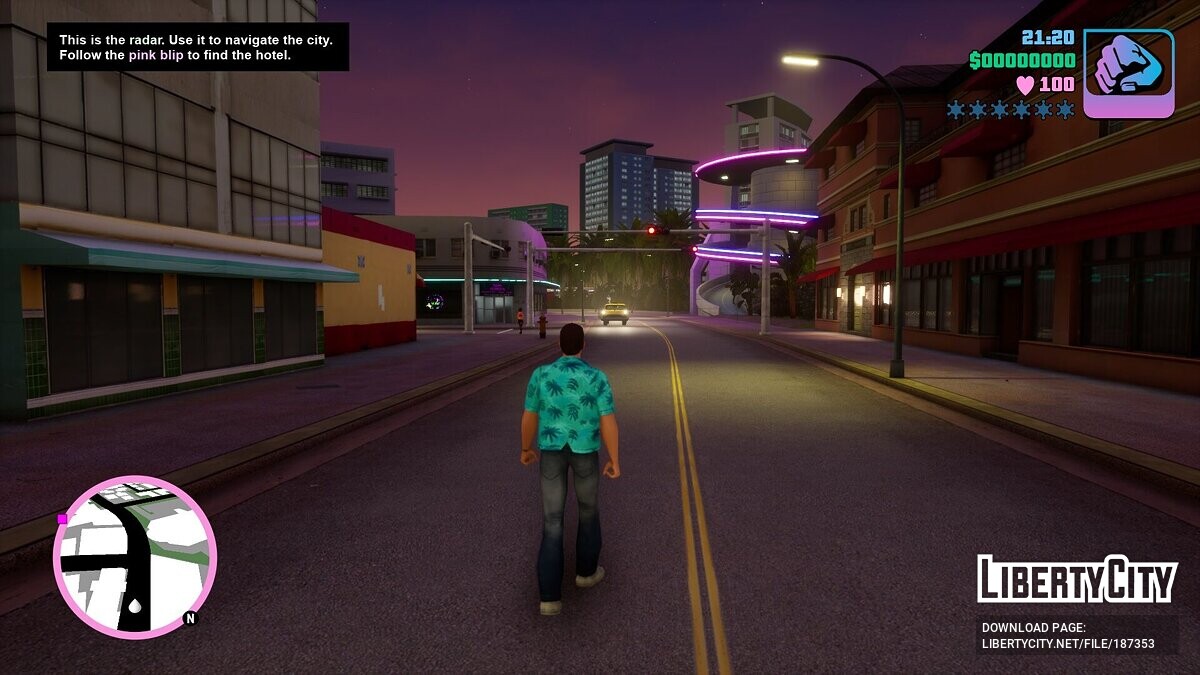 Скачать Улучшение конфигурации LOD для GTA Vice City: The Definitive Edition