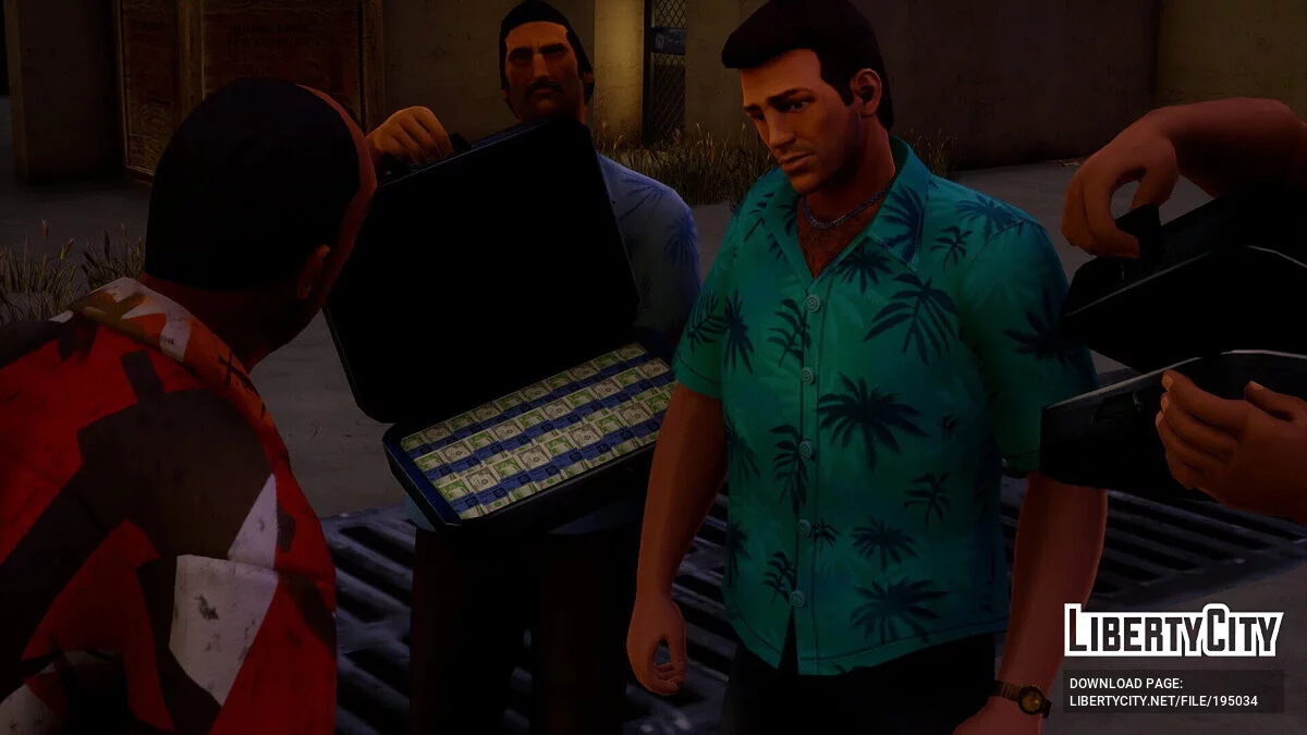 Обновленный Томми в классическом стиле / GTA Vice City: The Definitive Edition