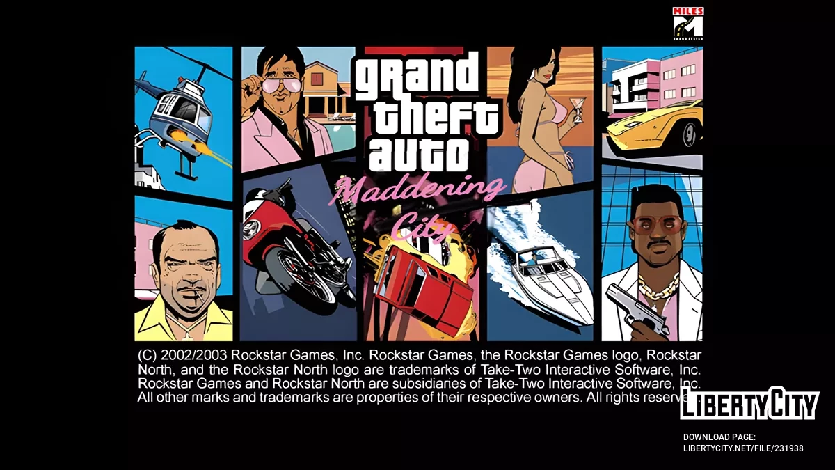 Maddening City v2.0 / GTA Vice City