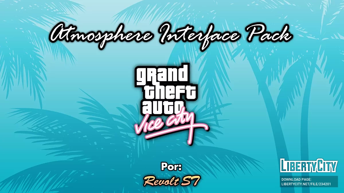 Атмосферная подборка для интерфейса (для Вайс-Сити) / GTA Vice City