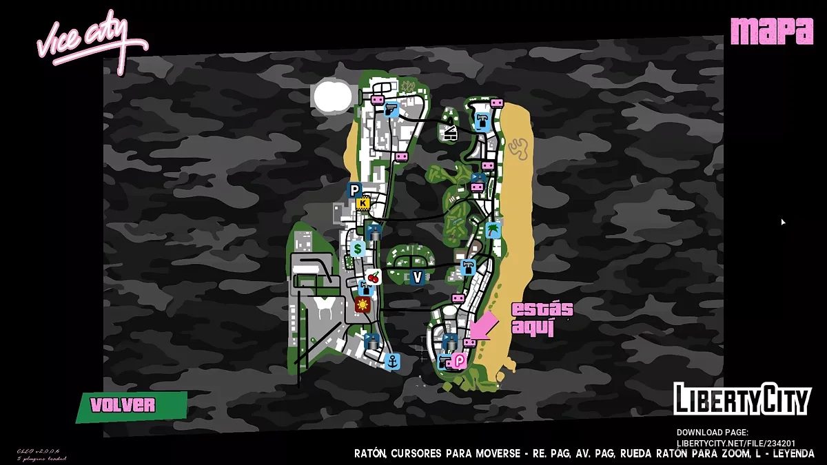 Атмосферная подборка для интерфейса (для Вайс-Сити) / GTA Vice City