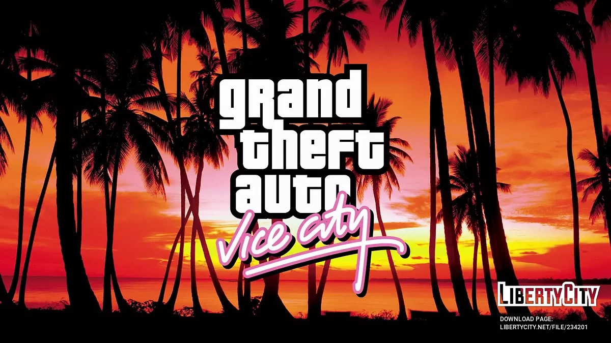 Атмосферная подборка для интерфейса (для Вайс-Сити) / GTA Vice City