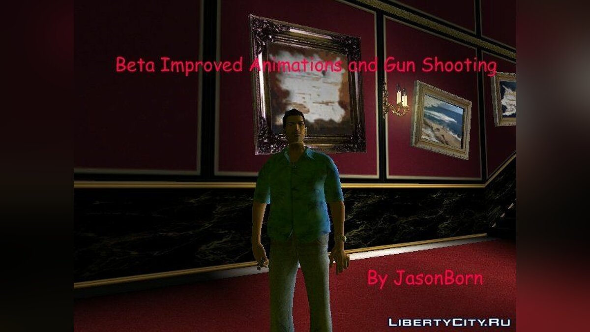 Beta Improved Animations and Gun Shooting для GTA VC для GTA Vice City - Картинка #1