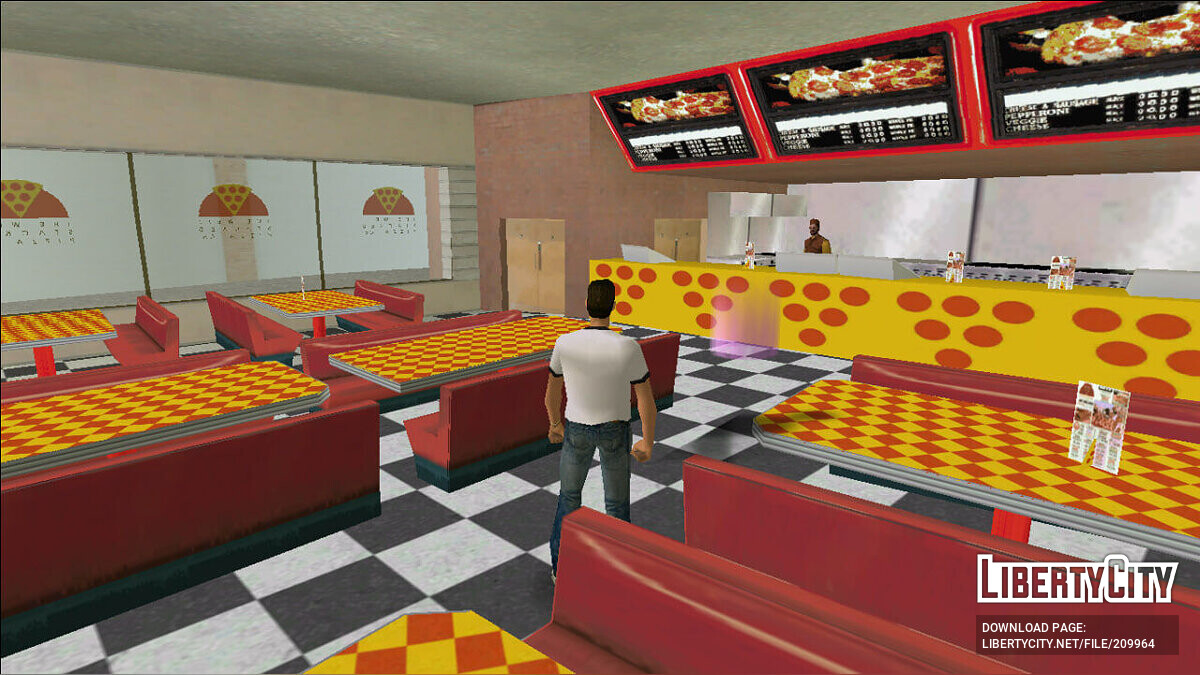 Скачать Washington Pizza для GTA Vice City