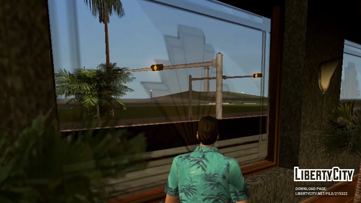 Обновлённый вид на улицу из Ocean View / GTA Vice City