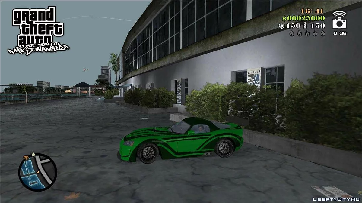 NFSMW Dodge Viper 'JV' / GTA Vice City