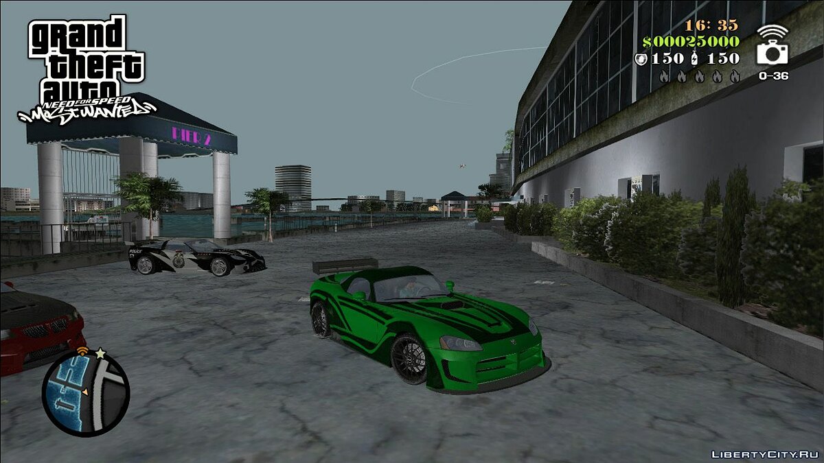 NFSMW Dodge Viper 'JV' для GTA Vice City - Картинка #8