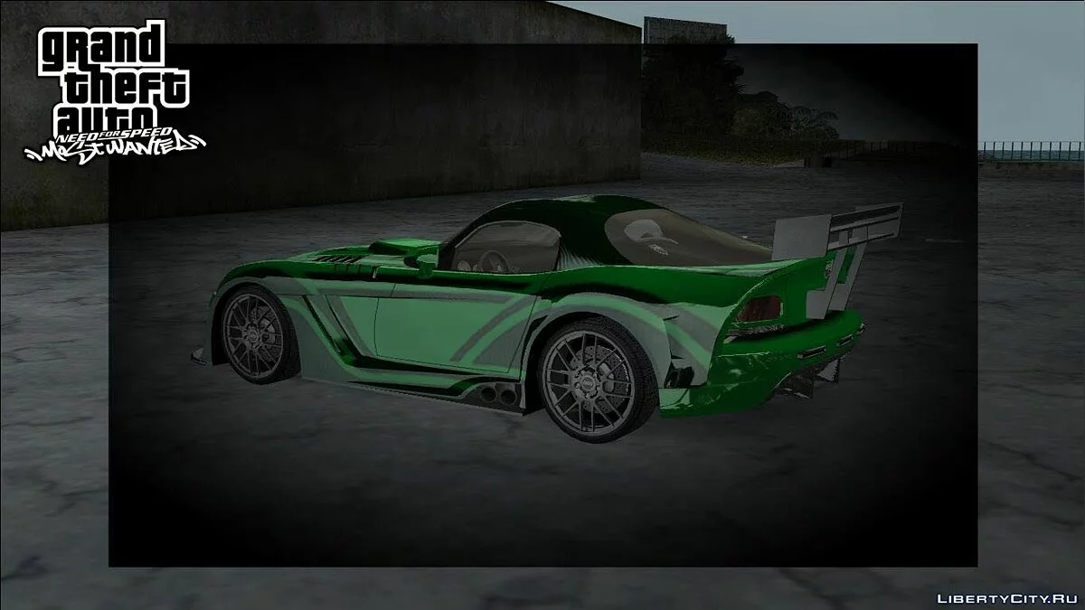 NFSMW Dodge Viper 'JV' / GTA Vice City