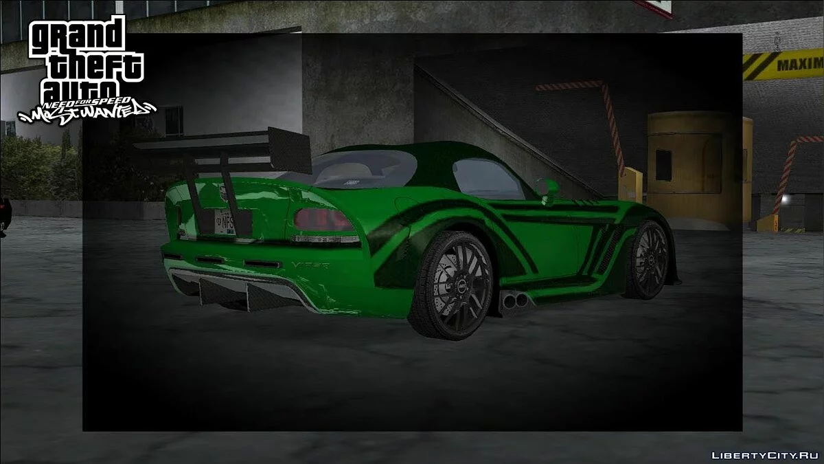 NFSMW Dodge Viper 'JV' / GTA Vice City