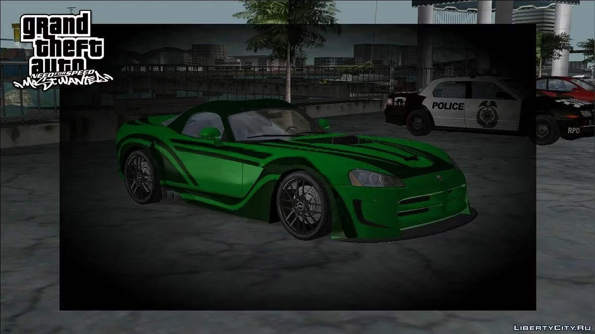 NFSMW Dodge Viper 'JV' / GTA Vice City