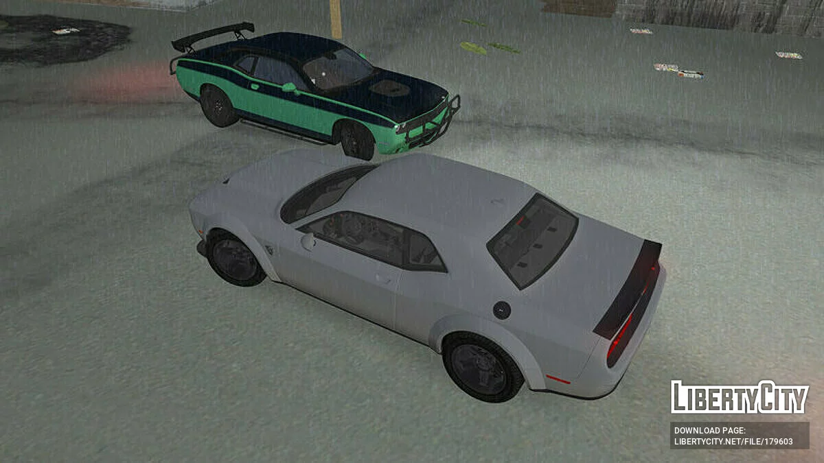 Dodge Challenger SRT Demon '17 / GTA Vice City