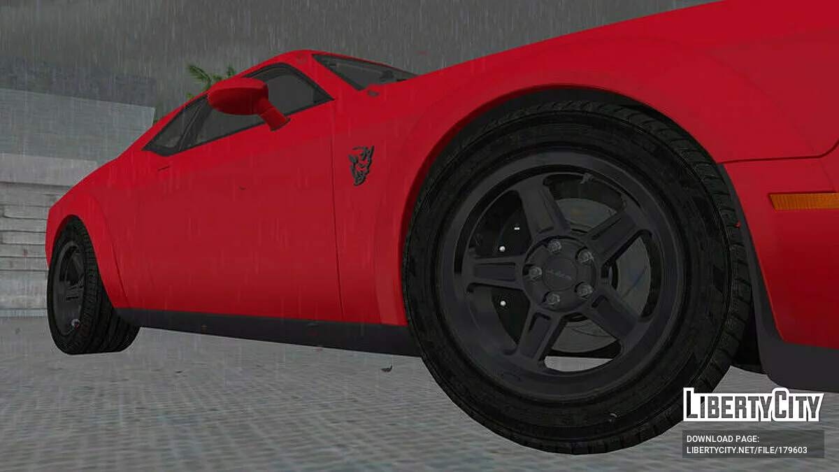 Dodge Challenger SRT Demon '17 / GTA Vice City