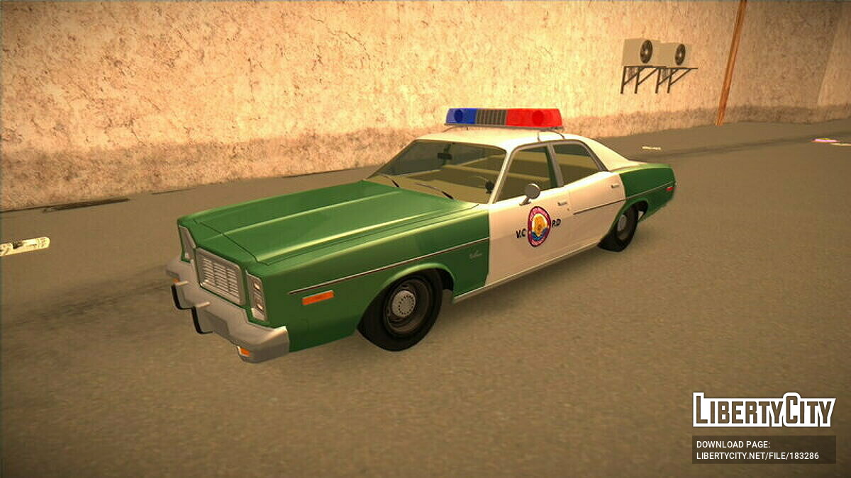 Замена машины Police (police.dff, police.dff) в GTA Vice City (52 файла)