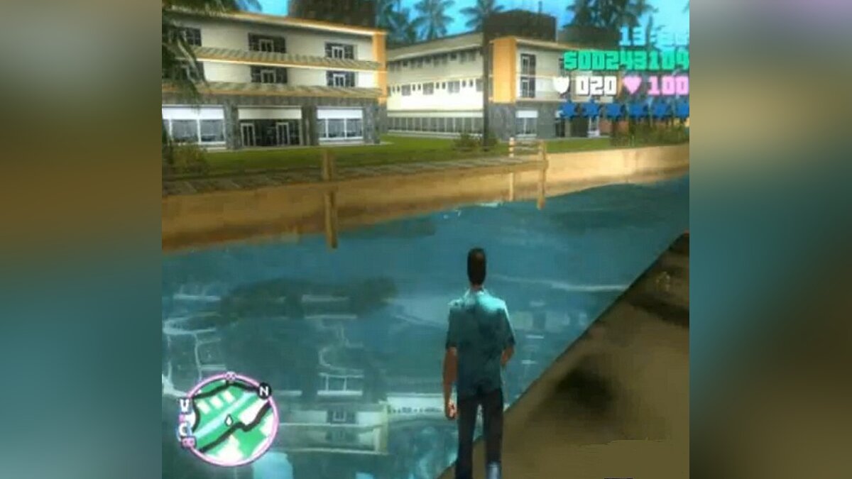 Real water VC (вода с отражением) для GTA Vice City - Картинка #1