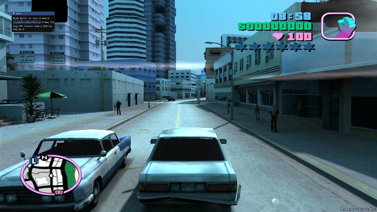 RenderHook для GTA Vice City (RTX graphics) для GTA Vice City - Картинка #5