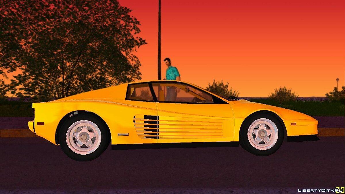 Ferrari Testarossa 1986 ''Miami Vice Testarossa'' для GTA Vice City - Картинка #2