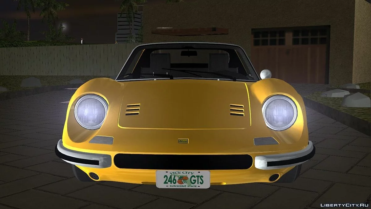Ferrari 246 Dino GTS \'1972 / GTA Vice City