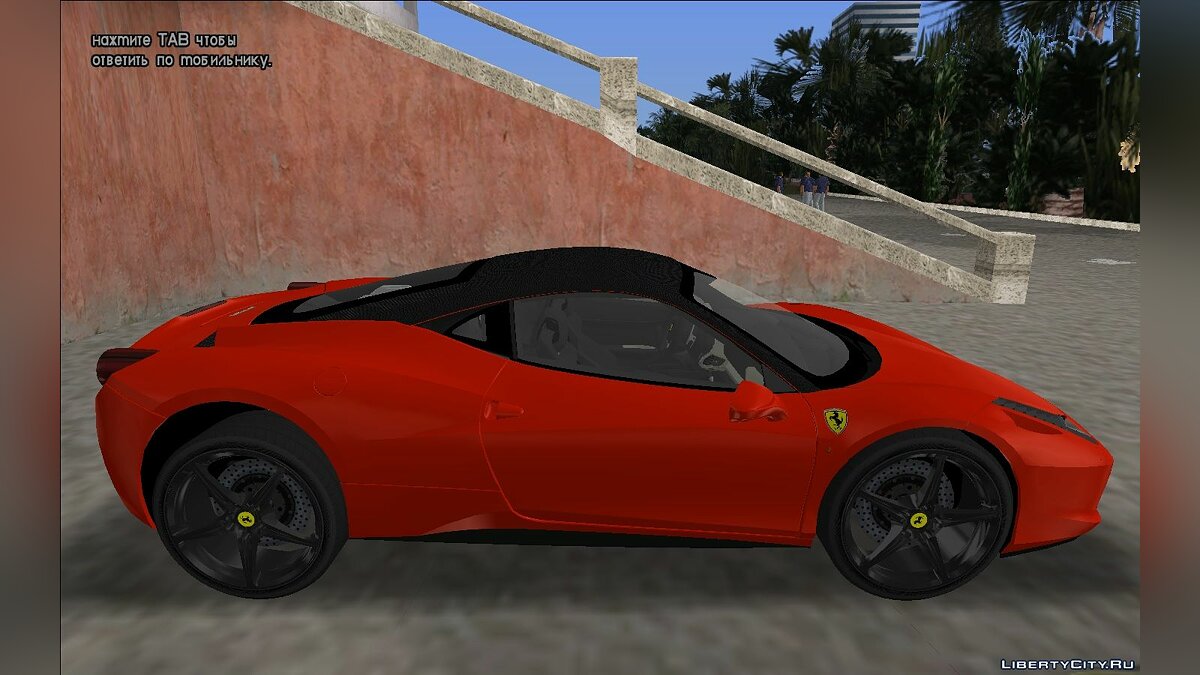 Ferrari 458 Italia TT Black Revel для GTA Vice City - Картинка #3