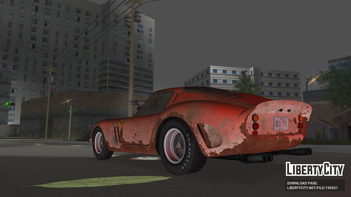 Ferrari 250 GTO '62 'Red Lightning' / GTA Vice City
