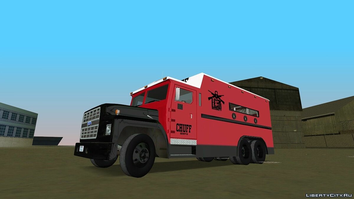 Ford F-800 1988 Security Car for GTA Vice City - Картинка #2