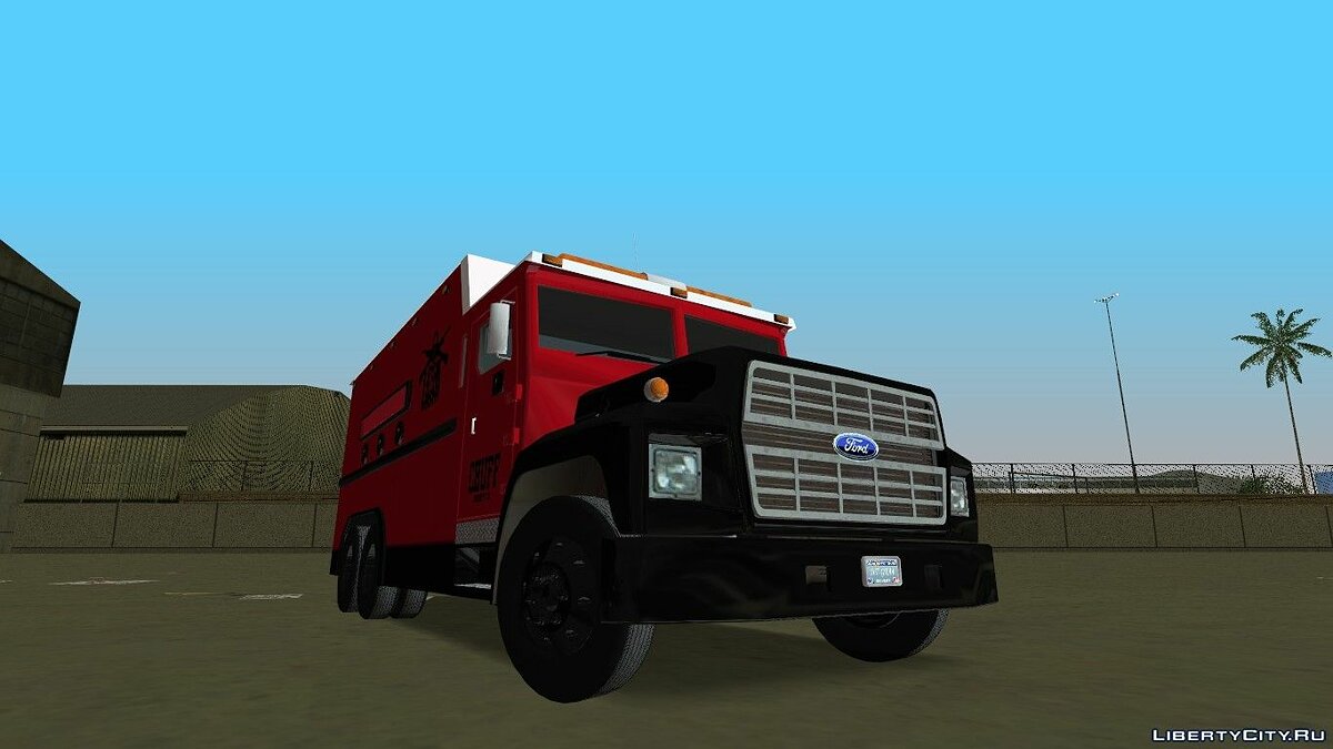 Ford F-800 1988 Security Car for GTA Vice City - Картинка #6
