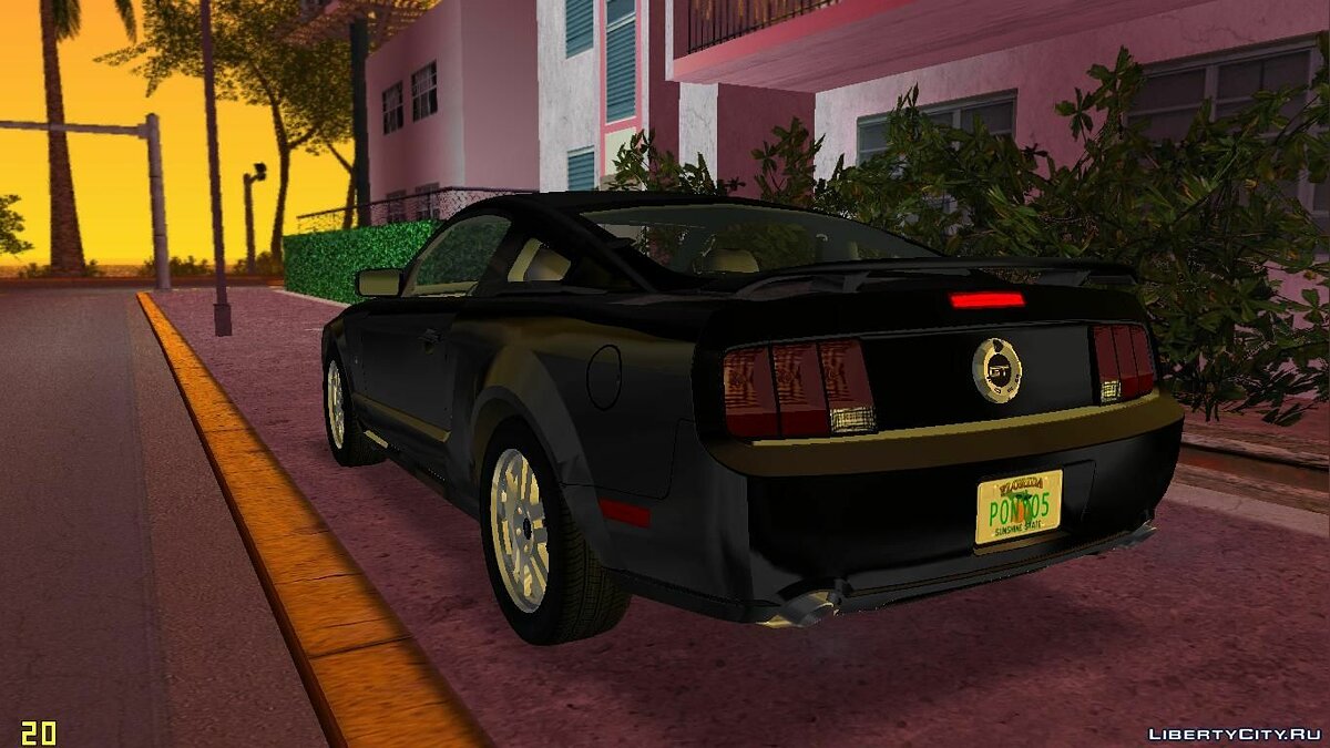 Ford Mustang GT 2005 for GTA Vice City - Картинка #3