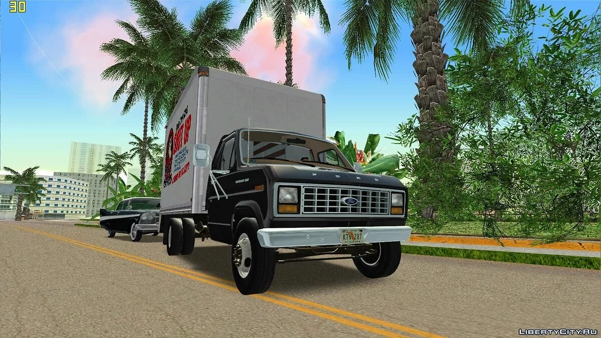 Ford E-350 '1988 cube truck v1.0 / GTA Vice City