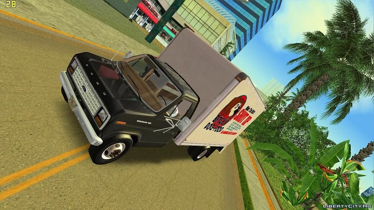 Ford E-350 '1988 cube truck v1.0 / GTA Vice City