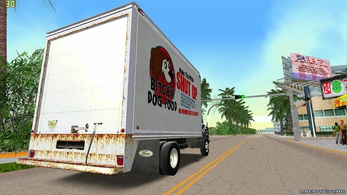 Ford E-350 '1988 cube truck v1.0 / GTA Vice City