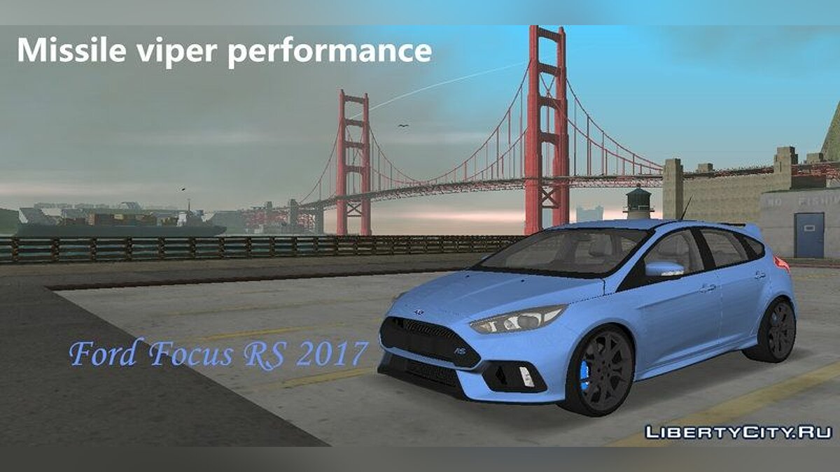 Ford Focus RS 2017 для GTA Vice City - Картинка #1