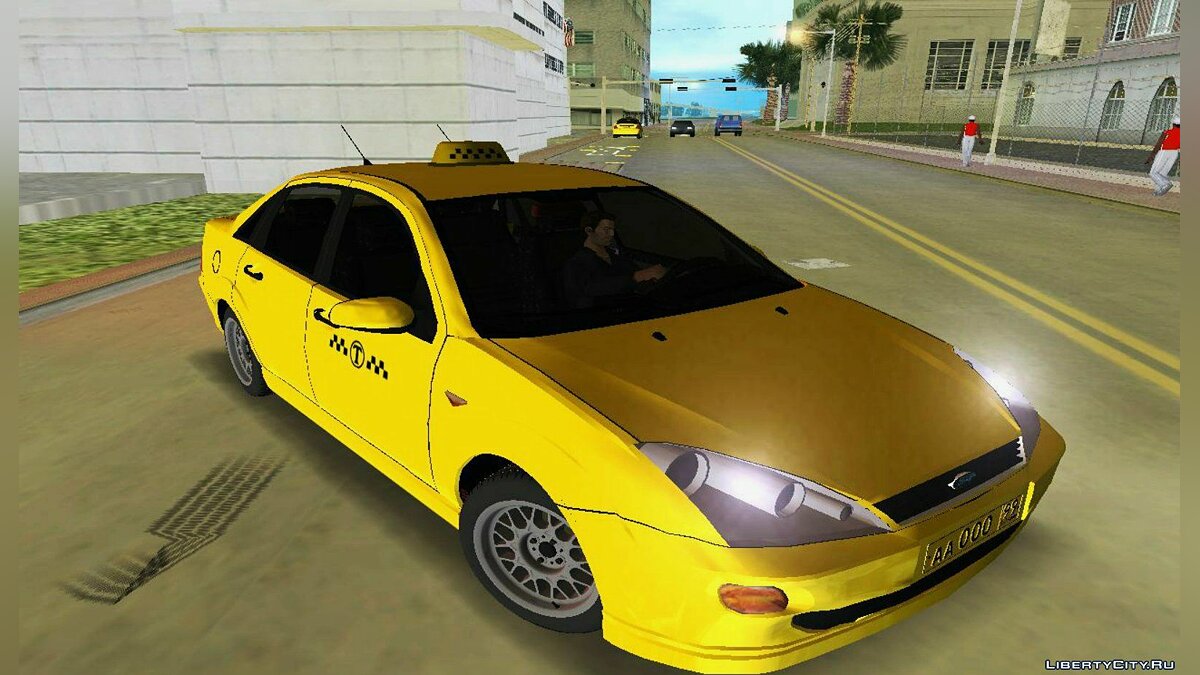 Ford Focus Taxi for GTA Vice City - Картинка #1