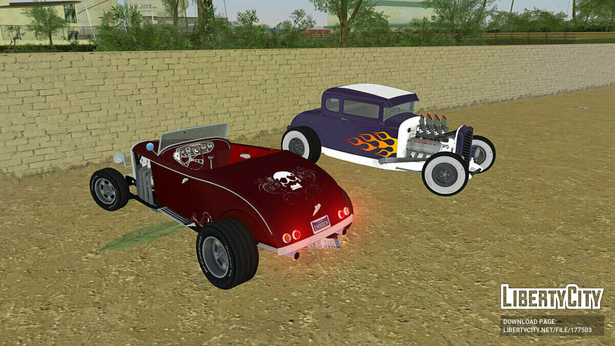 Скачать 1932 Ford Roadster Hot Rod для GTA Vice City