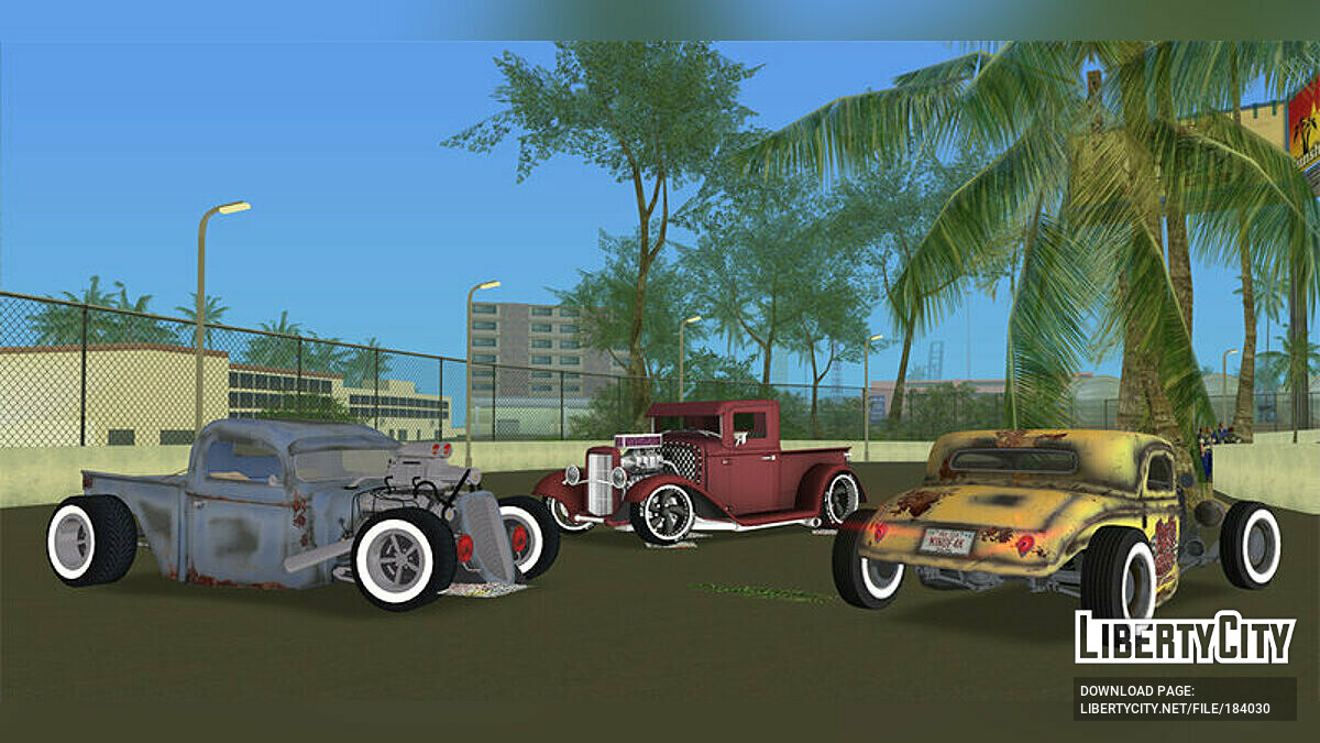 Ford '32 '34 '36 Hot Rods Pack для GTA Vice City - Картинка #1