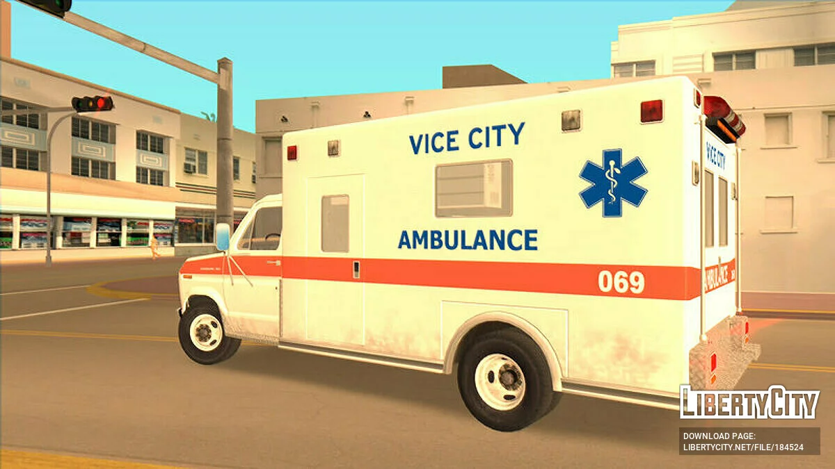 Ford E-350 '82 Ambulance / GTA Vice City