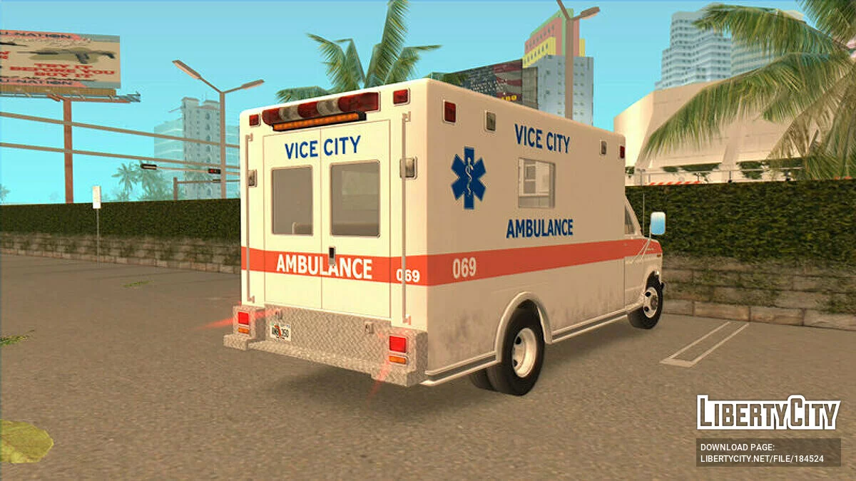 Ford E-350 '82 Ambulance / GTA Vice City