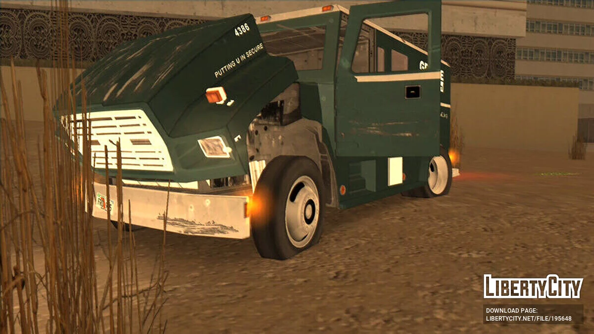 Ford F700 Armored Truck '85 / GTA Vice City