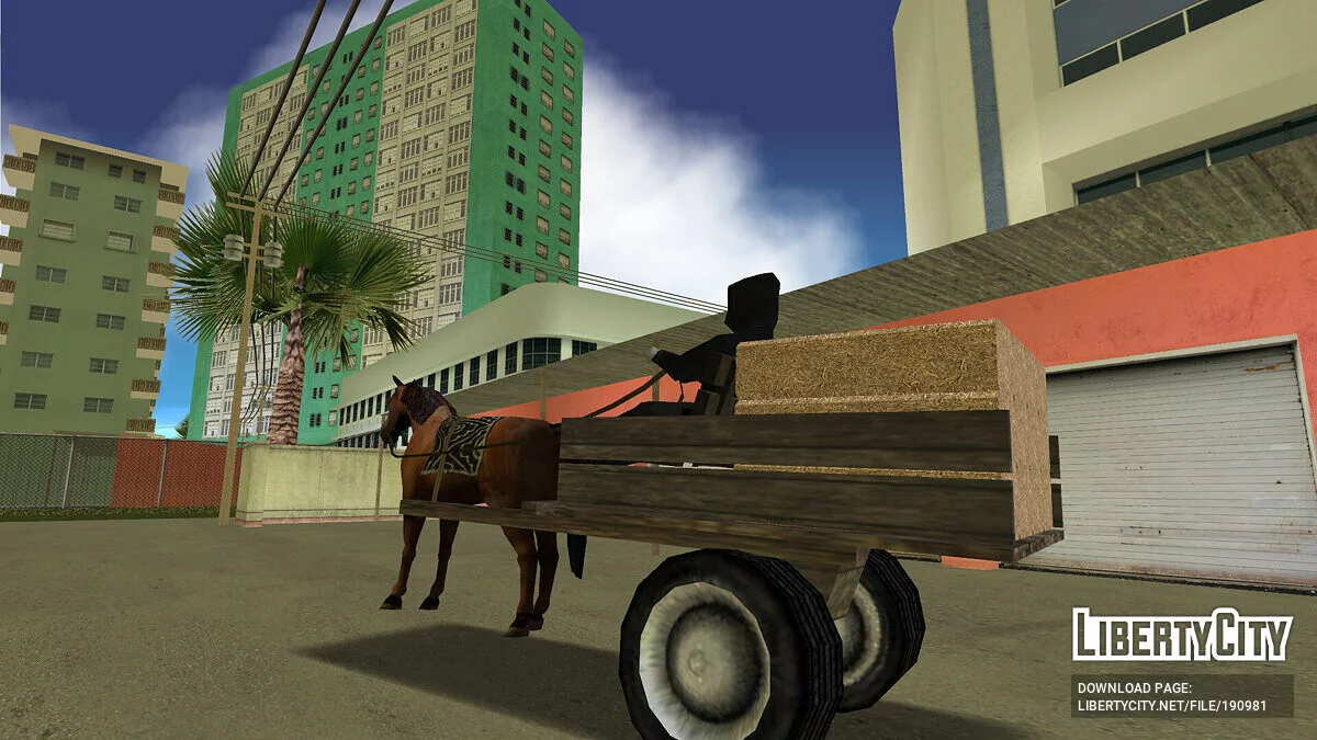 Лошадь с повозкой / GTA Vice City
