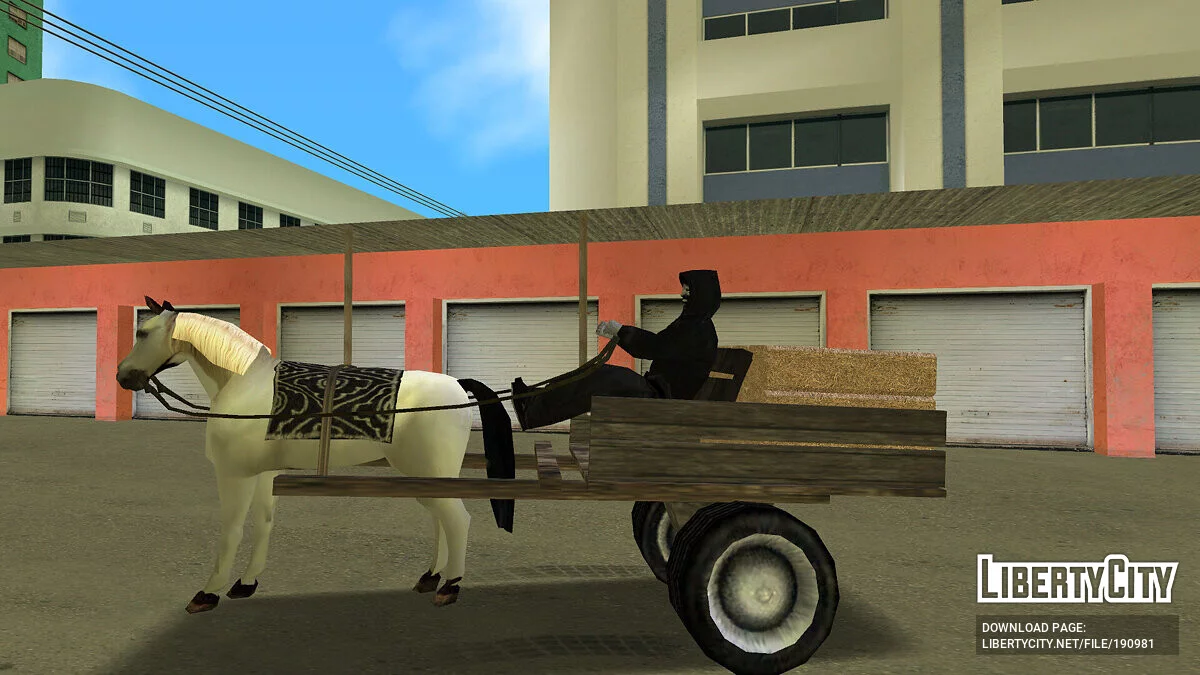 Лошадь с повозкой / GTA Vice City