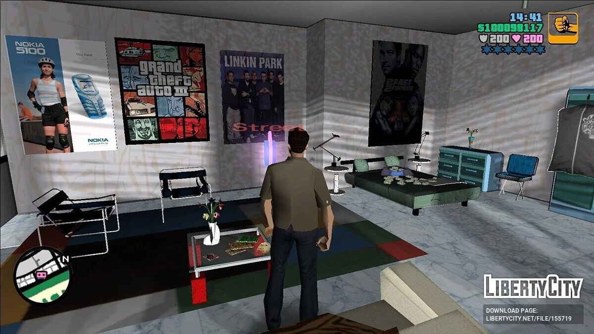 GTA - Claude visits Vice City / GTA Vice City