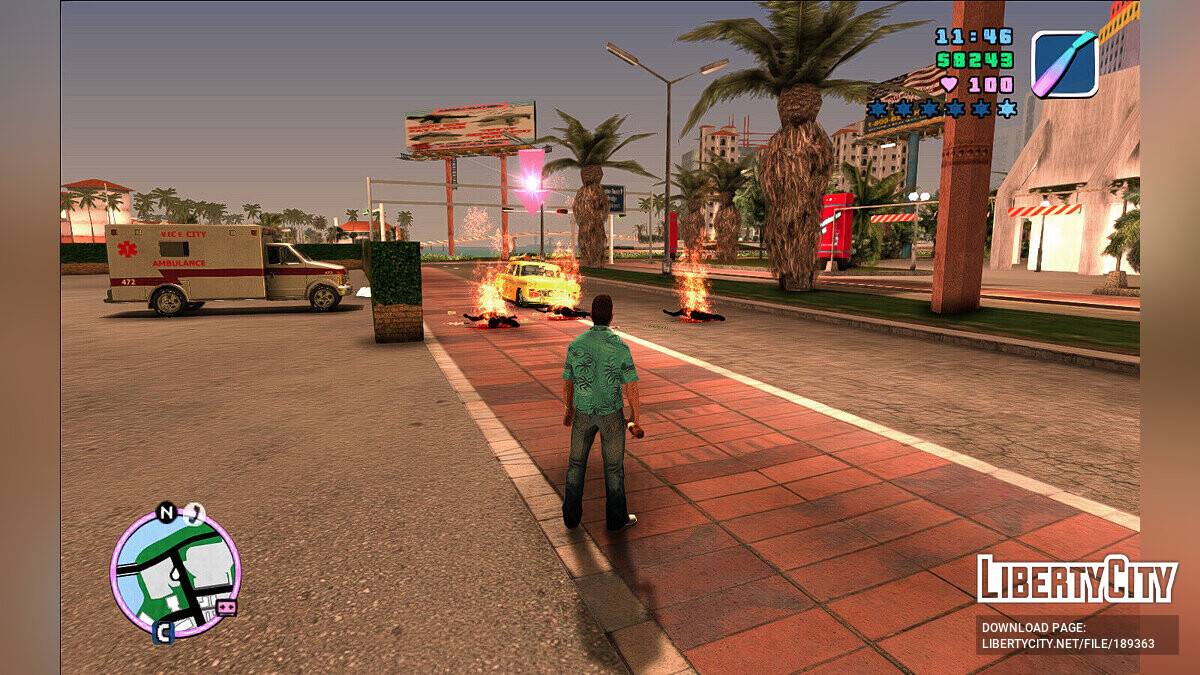 Скачать Retro Revamp для GTA Vice City