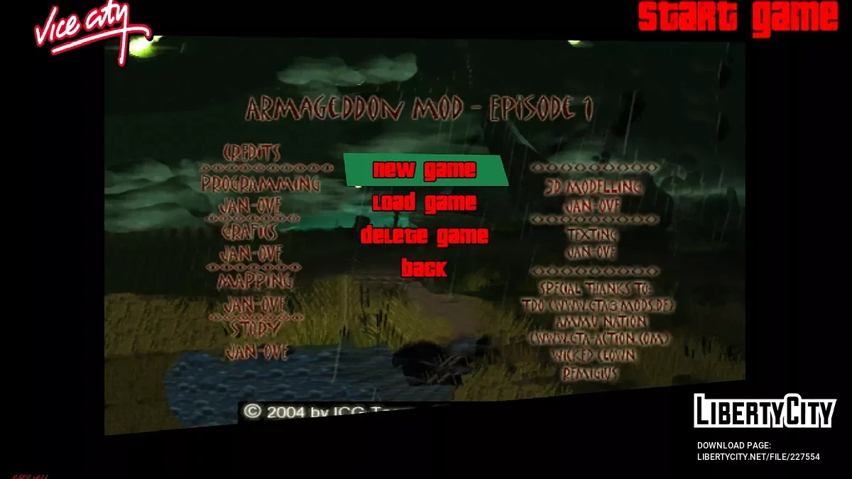 Armageddon Mod (fixed) / GTA Vice City